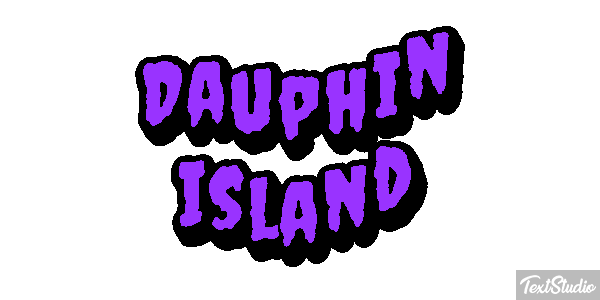 Dauphin Island Effetto testo