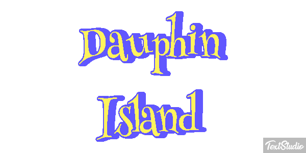 Dauphin Island Effetto testo
