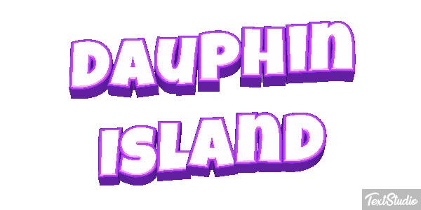 Dauphin Island Effetto testo