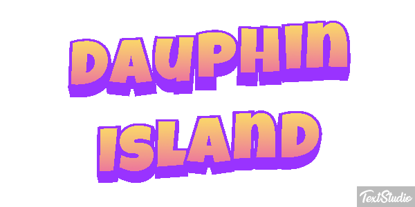 Dauphin Island Effetto testo