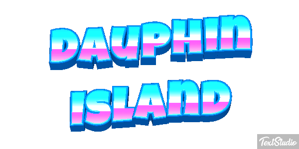 Dauphin Island Effetto testo