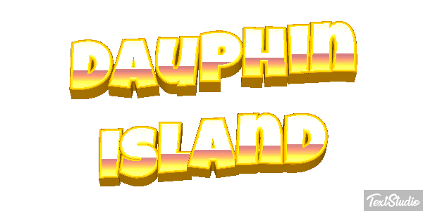 Dauphin Island Effetto testo