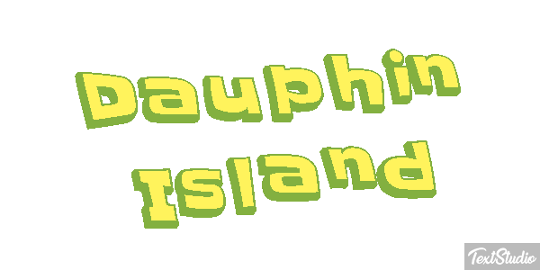 Dauphin Island Effetto testo