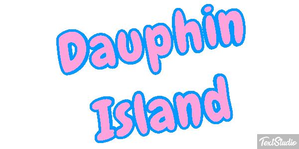 Dauphin Island Effetto testo