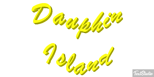 Dauphin Island Effetto testo