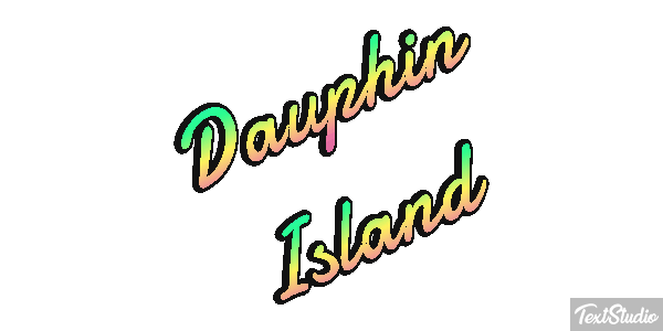 Dauphin Island Effetto testo