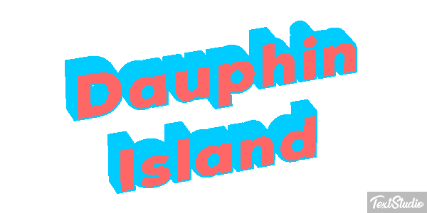 Dauphin Island Effetto testo