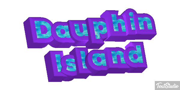 Dauphin Island Effetto testo