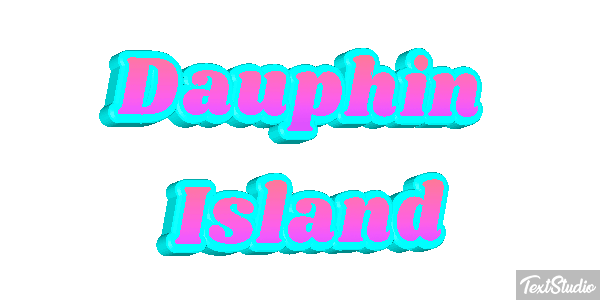 Dauphin Island Effetto testo