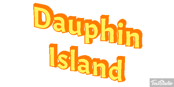 Dauphin Island Effetto testo