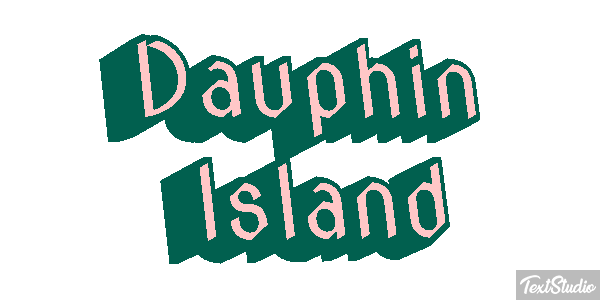 Dauphin Island Effetto testo
