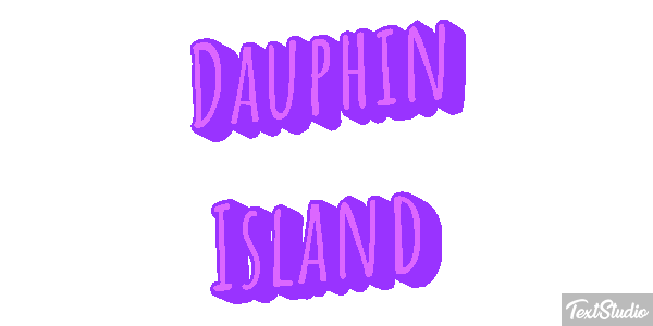 Dauphin Island Effetto testo
