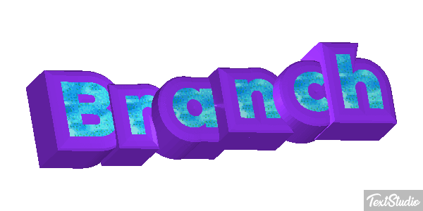 Branch Text effect