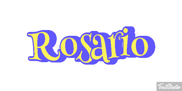 Rosario Texteffekt