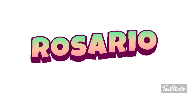 Rosario Texteffekt