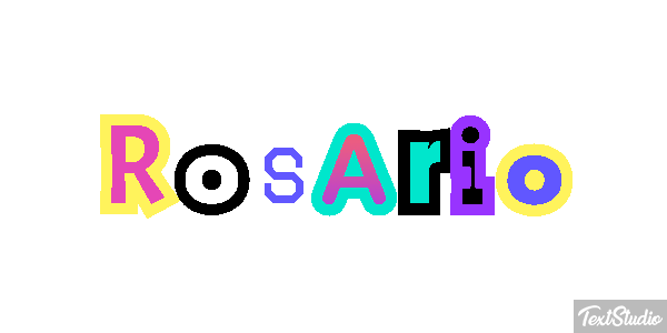 Rosario Texteffekt