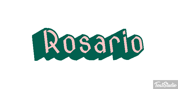 Rosario Texteffekt