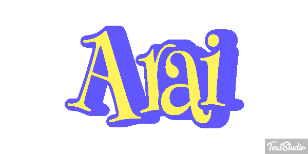 Arai テキスト効果