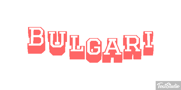 Bulgari Text effect