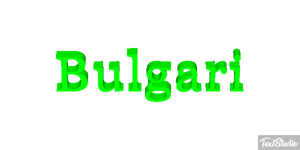 Bulgari Text effect