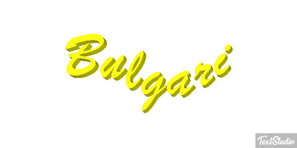Bulgari Text effect