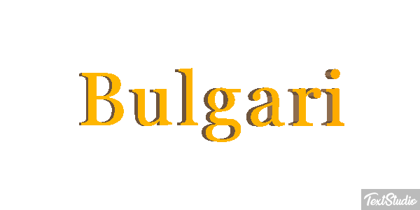 Bulgari Text effect