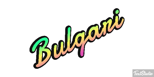 Bulgari Text effect