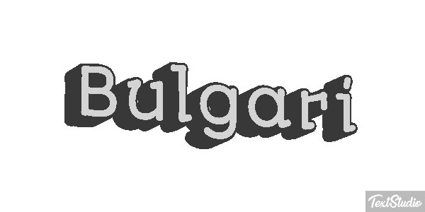 Bulgari Text effect