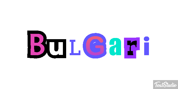Bulgari Text effect
