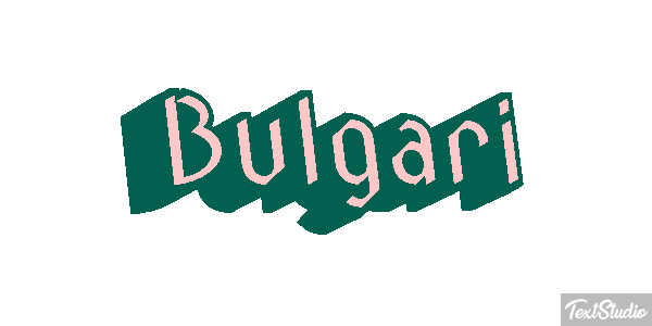 Bulgari Text effect