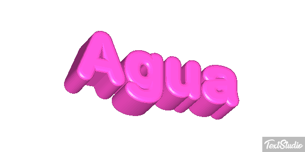 Água Efeito do texto