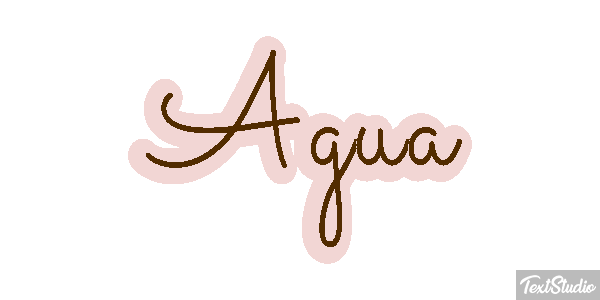 Água Efeito do texto