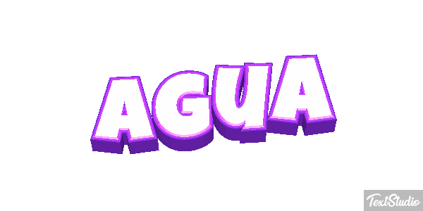 Água Efeito do texto