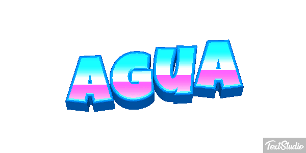 Água Efeito do texto