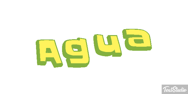 Água Efeito do texto