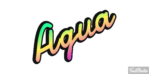 Água Efeito do texto