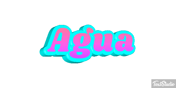 Água Efeito do texto