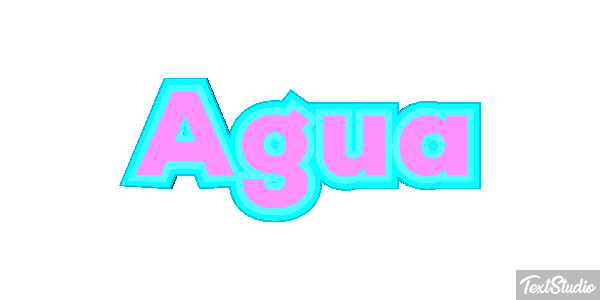 Água Efeito do texto