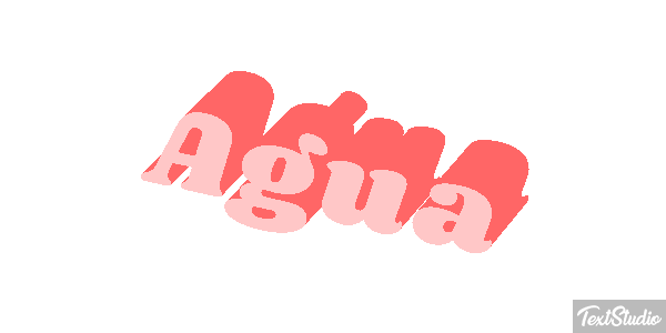 Água Efeito do texto