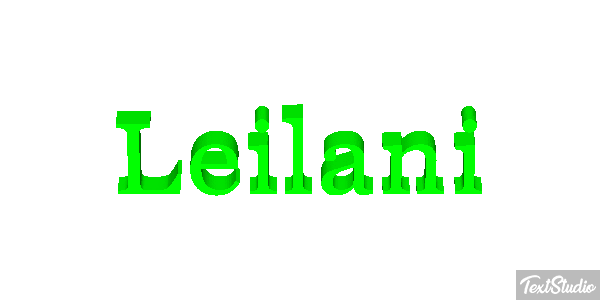 Leilani Efekt tekstowy
