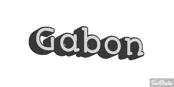 Gabon Text effect