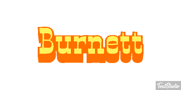 Burnett Text effect