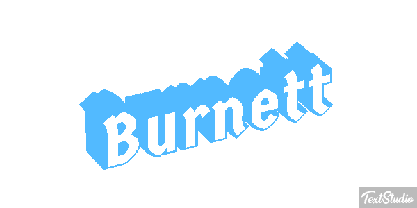 Burnett Text effect