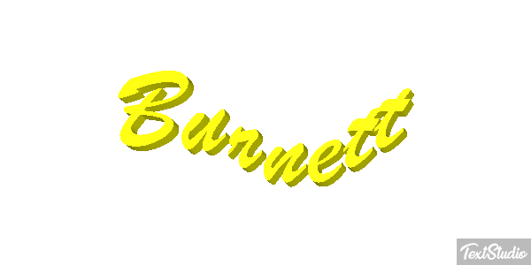 Burnett Text effect