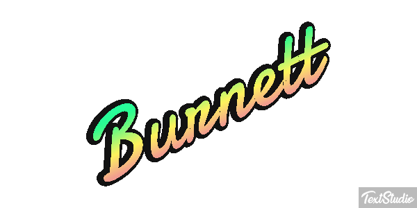 Burnett Text effect
