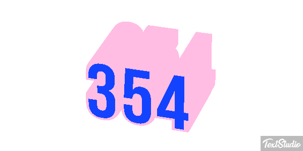 354 Текстовый эффект