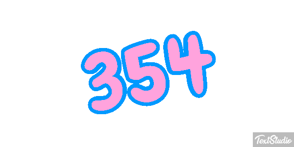 354 Текстовый эффект