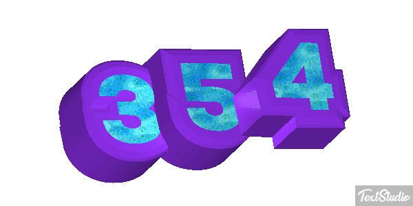 354 Текстовый эффект