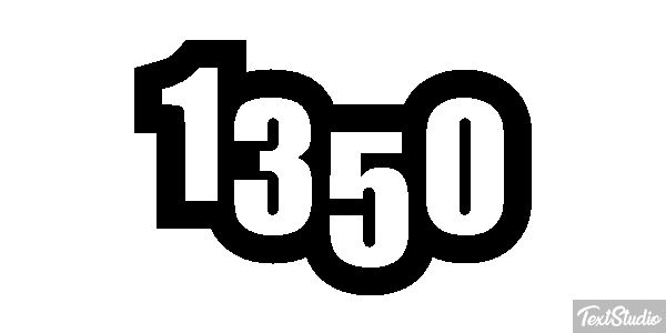 1350 Efeito do texto