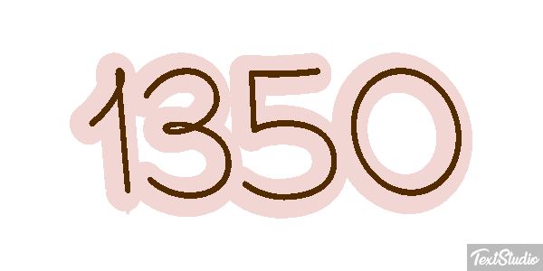 1350 Efeito do texto
